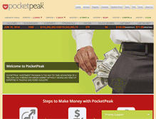 Tablet Screenshot of pocketpeak.com